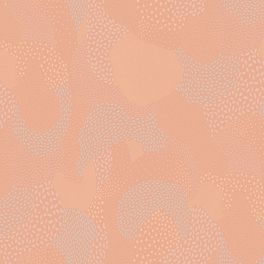 Крупный абстрактный узор на широких флизелиновых обоях "Drops" персикового цвета для детской из коллекции Bon Voyage / Счастливого пути!, бренд Milassa